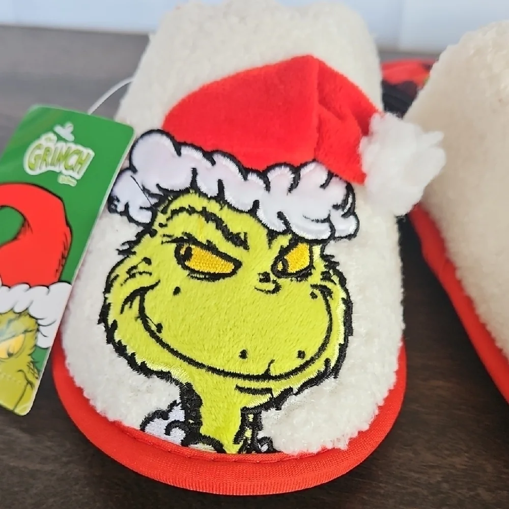 Grinch Christmas Slippers